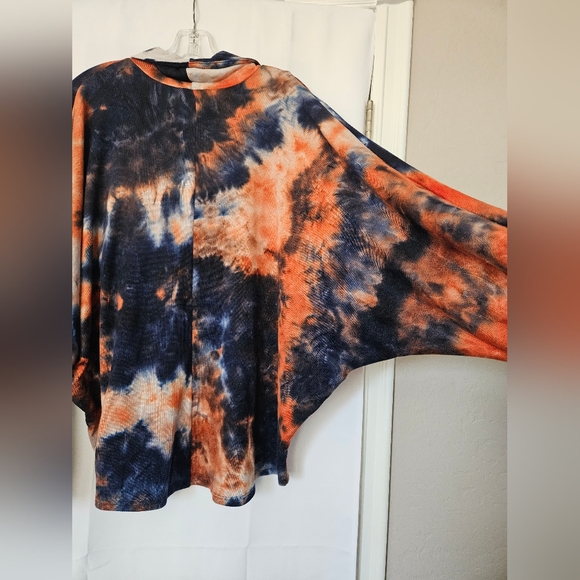 Allum‎ cowl neck tie dye light weight sweatshirt size xl - Picture 6 of 6